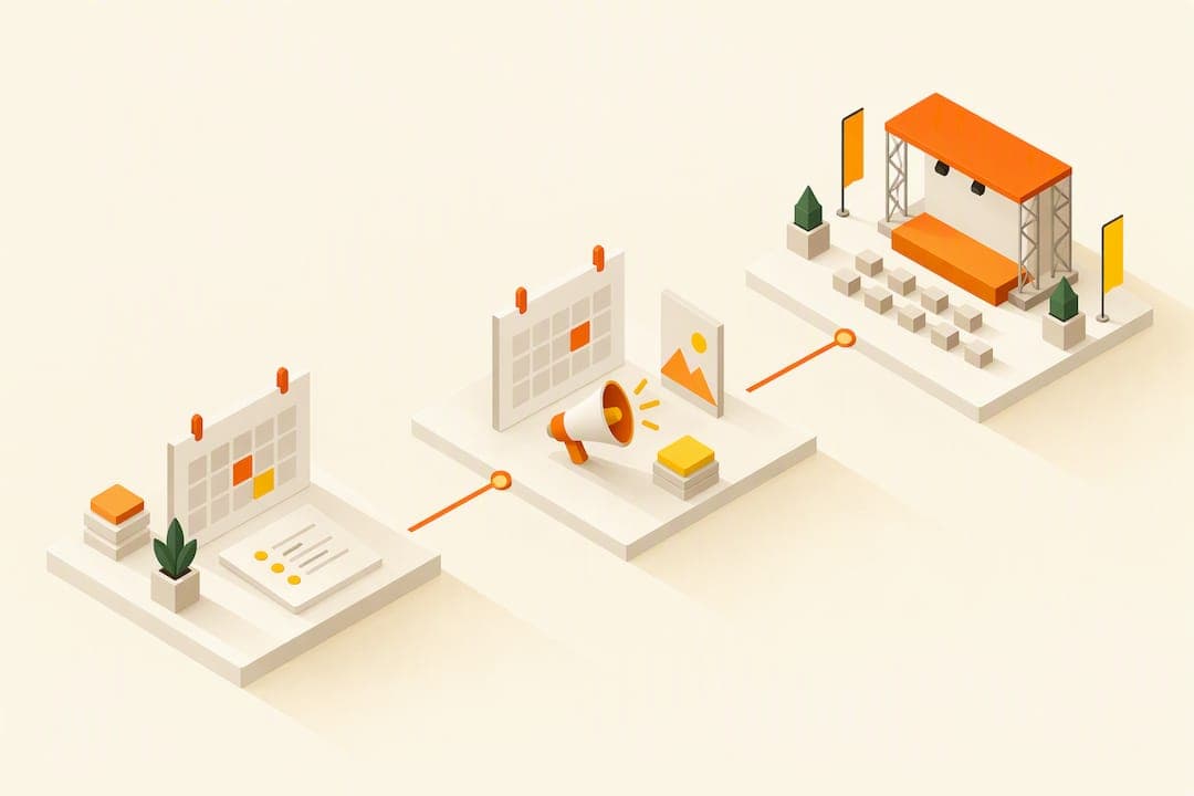 Event Marketing Plan for Organizers: Copy the 8–12 Week Timeline